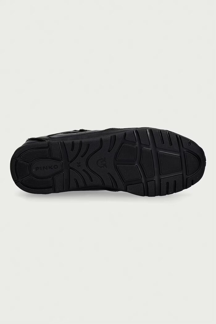 Pinko Yulia 04 маратонки дамски от кожа черни SS0223P003Z99