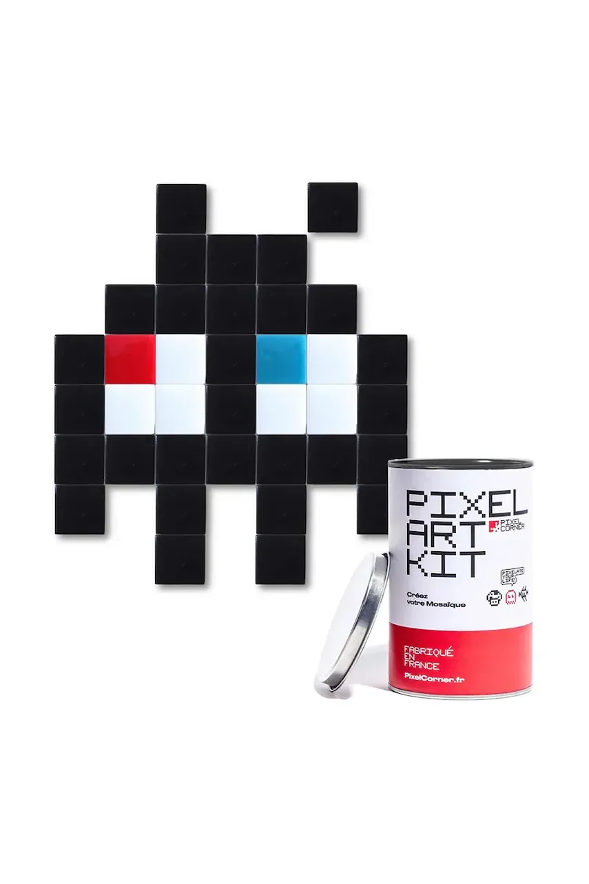 Pixel Corner Комплект "направи си сам" пикселна мозайка Little Alien(s) Black