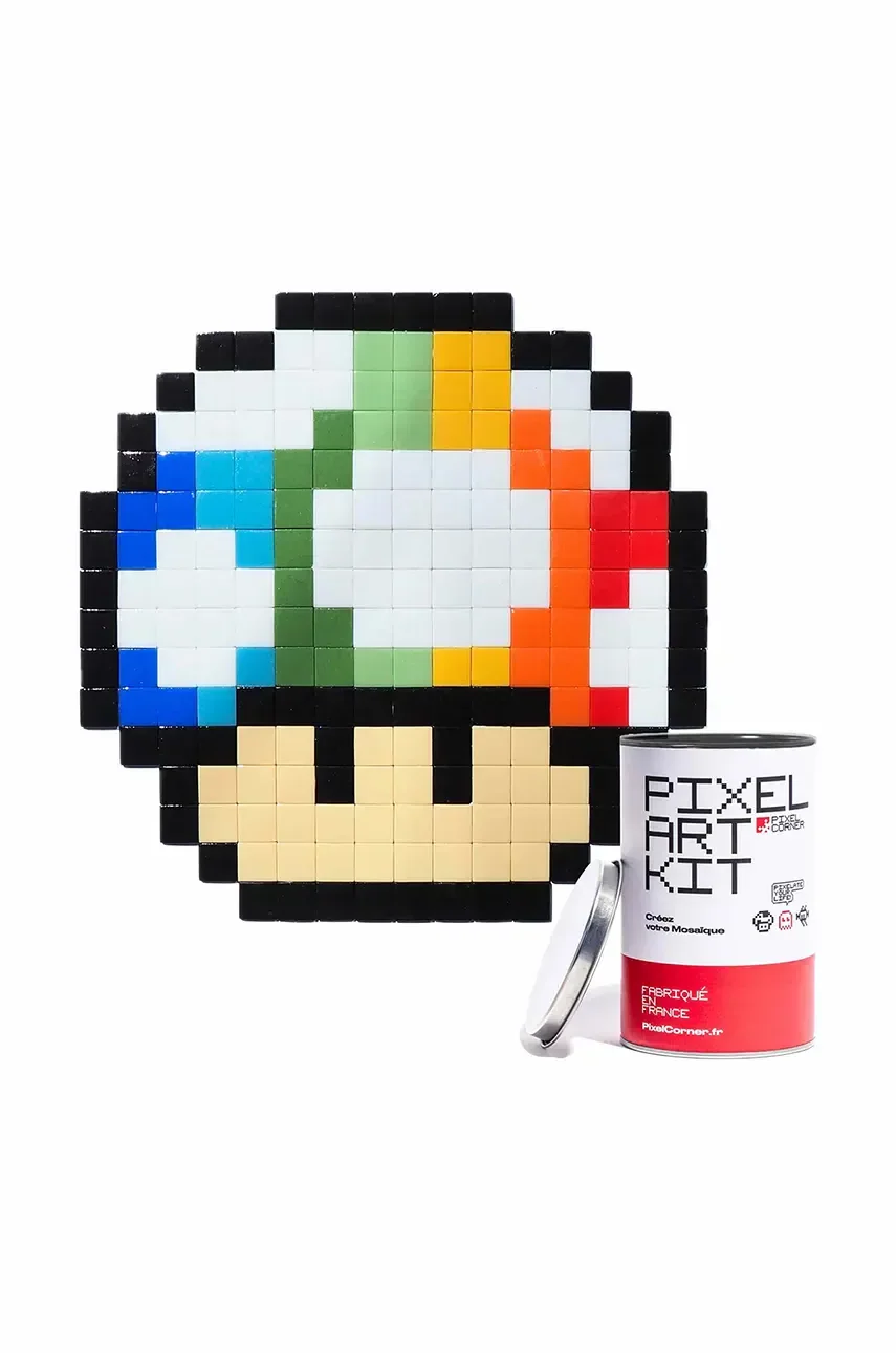 Pixel Corner Комплект "направи си сам" пикселна мозайка Rainbow Shroom