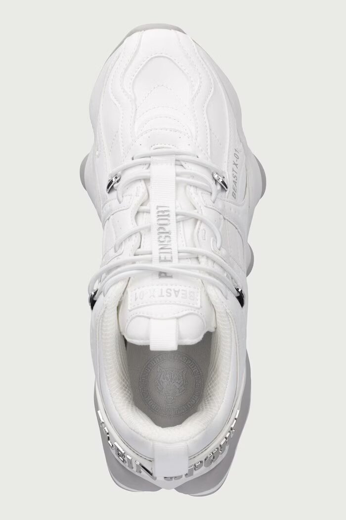 Plein Sport Beast X-01 2.0 маратонки бели USC1042.STE003N.01