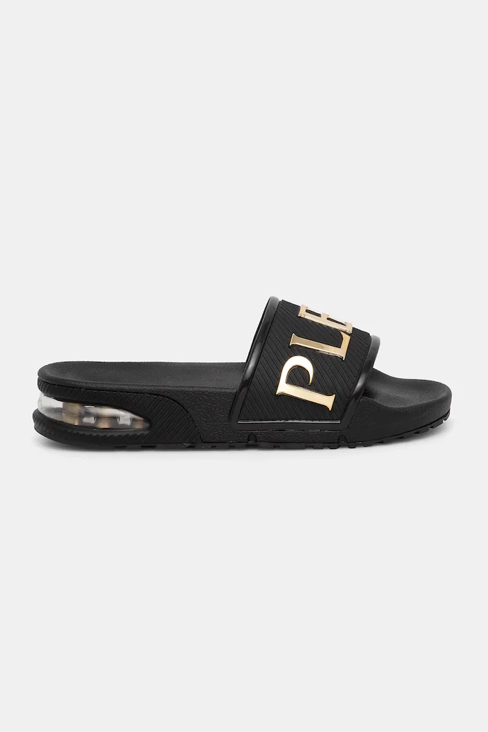 Plein Sport Чехли Aero Slide в черно USG0028 SXV022N 0202