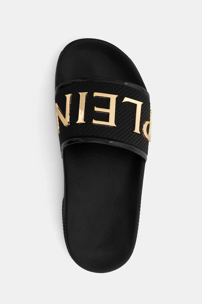 Plein Sport Чехли Aero Slide в черно USG0028 SXV022N 0202