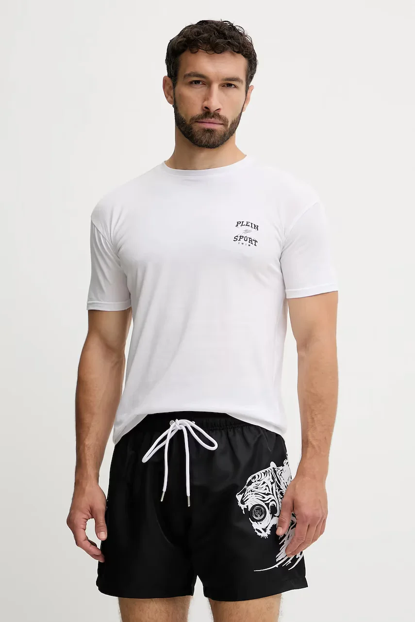 Plein Sport Памучна тениска