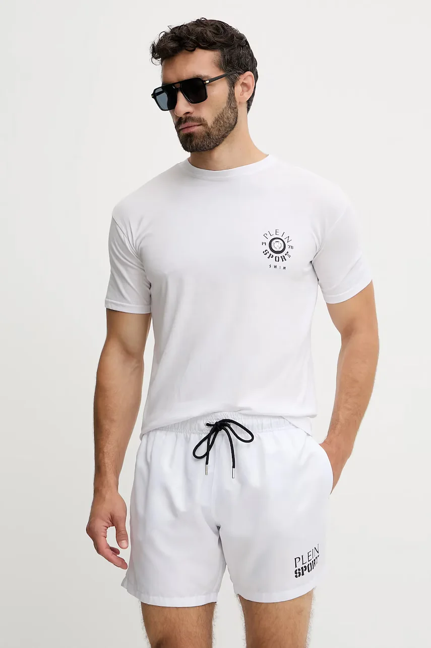 Plein Sport Памучна тениска
