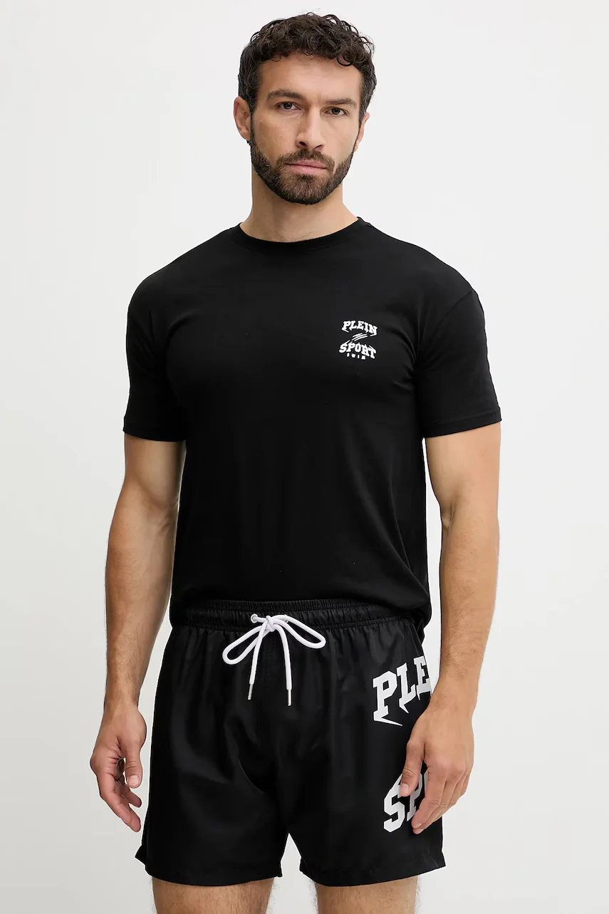 Plein Sport Памучна тениска