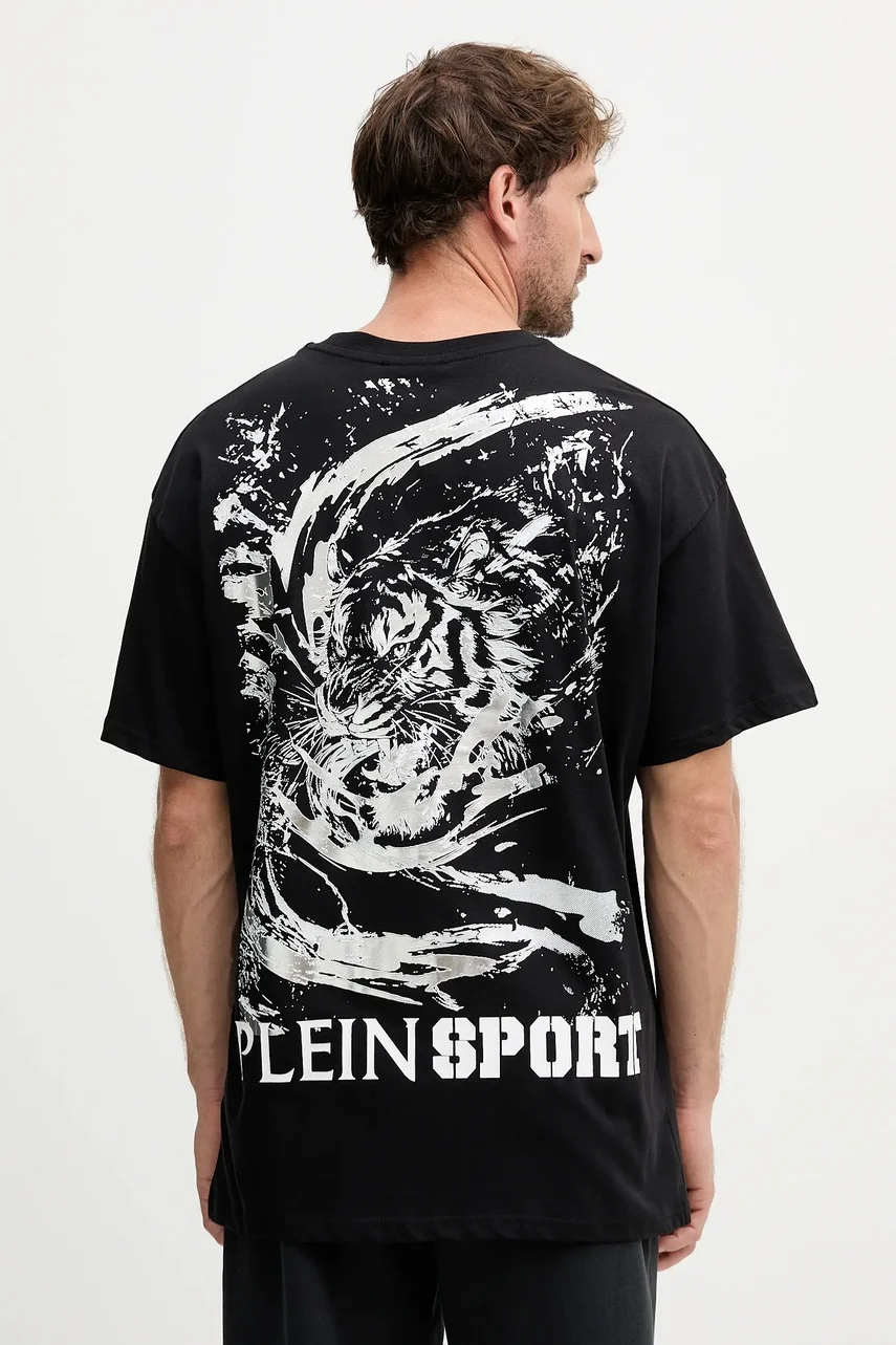 Plein Sport Памучна тениска