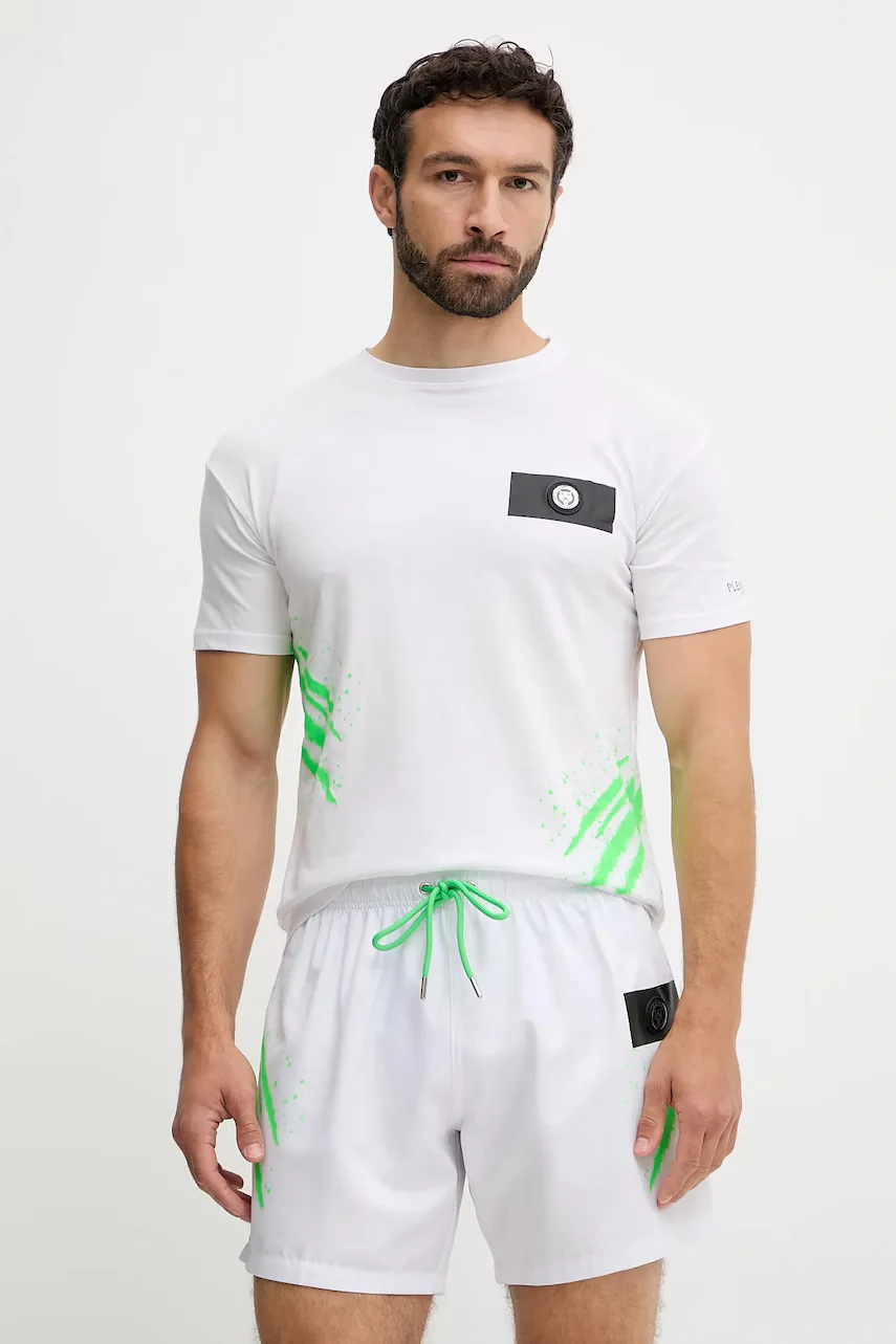 Plein Sport Памучна тениска
