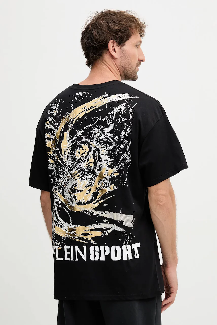 Plein Sport Памучна тениска