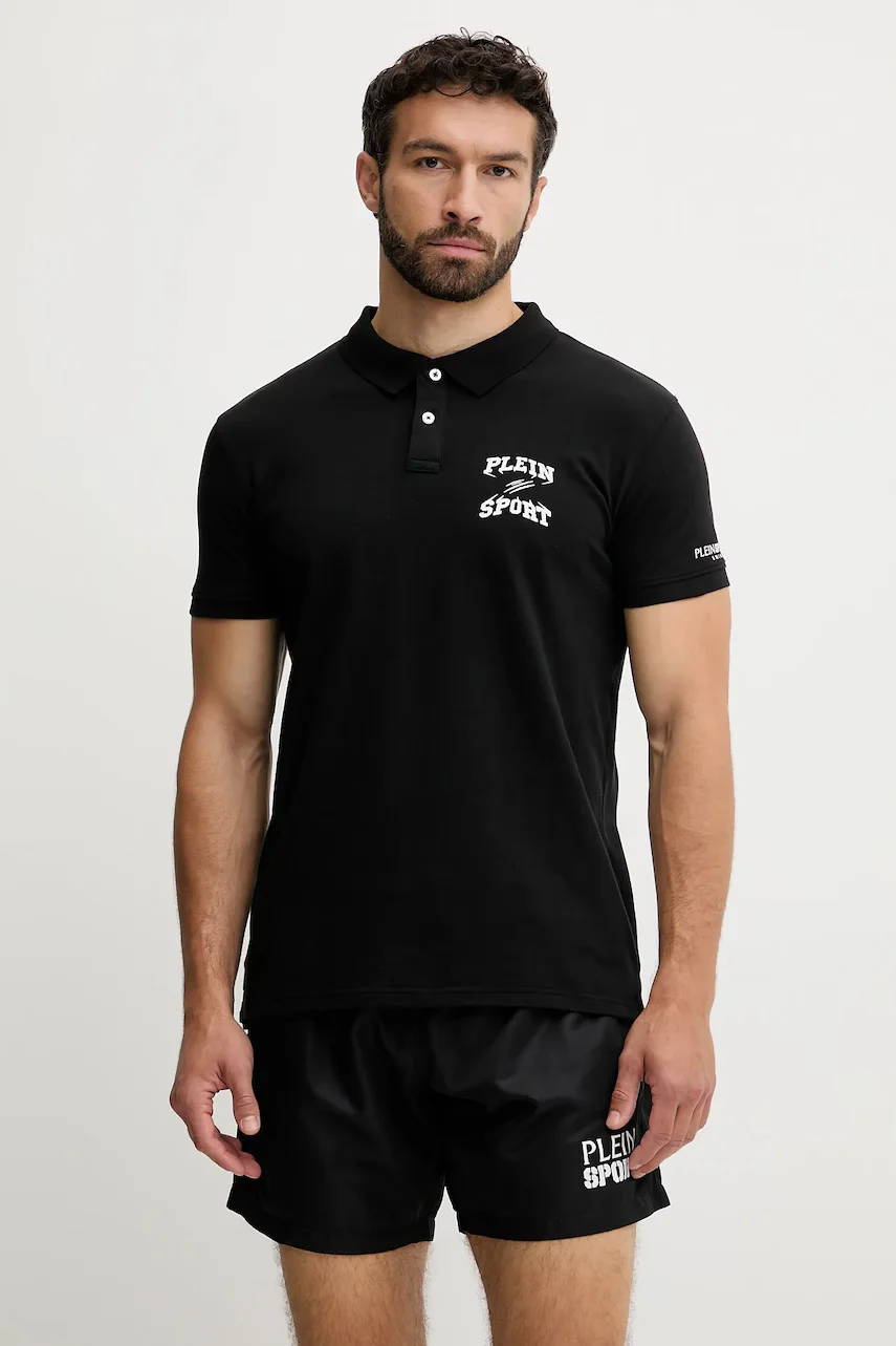 Plein Sport Тениска с яка