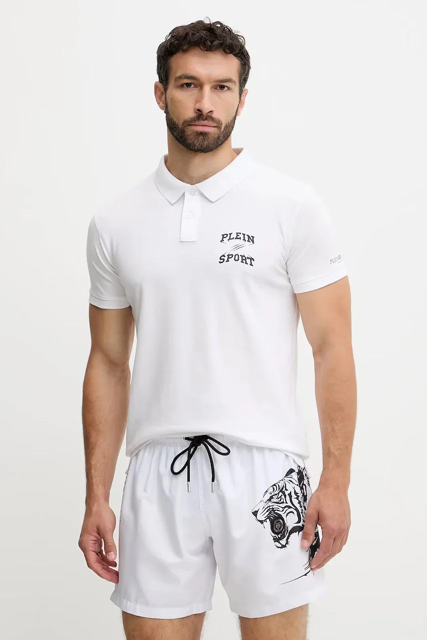 Plein Sport Тениска с яка