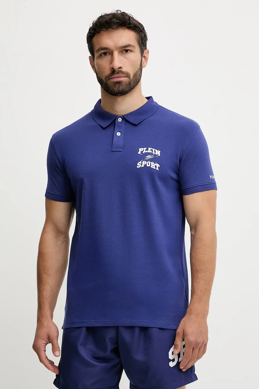 Plein Sport Тениска с яка