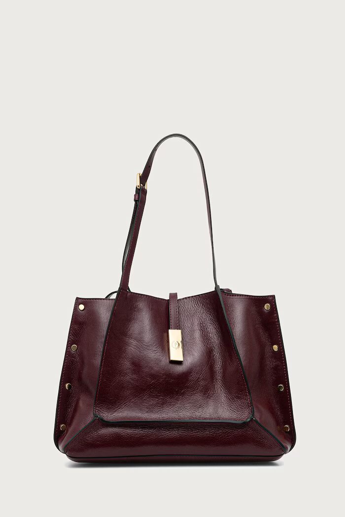 Pollini чанта дамска от кожа бордо PC4426PP0P QA0