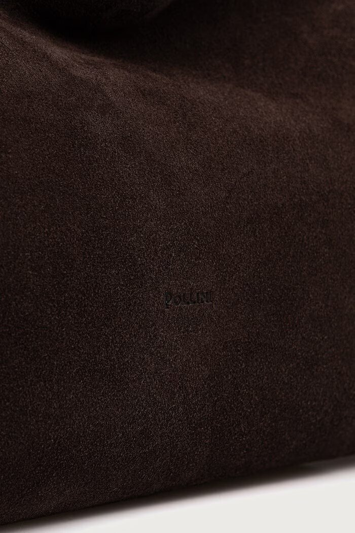 Pollini чанта tote дамска от кожа кафява PC4412PP1P QE1