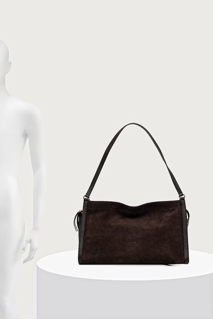 Pollini чанта tote дамска от кожа кафява PC4412PP1P QE1