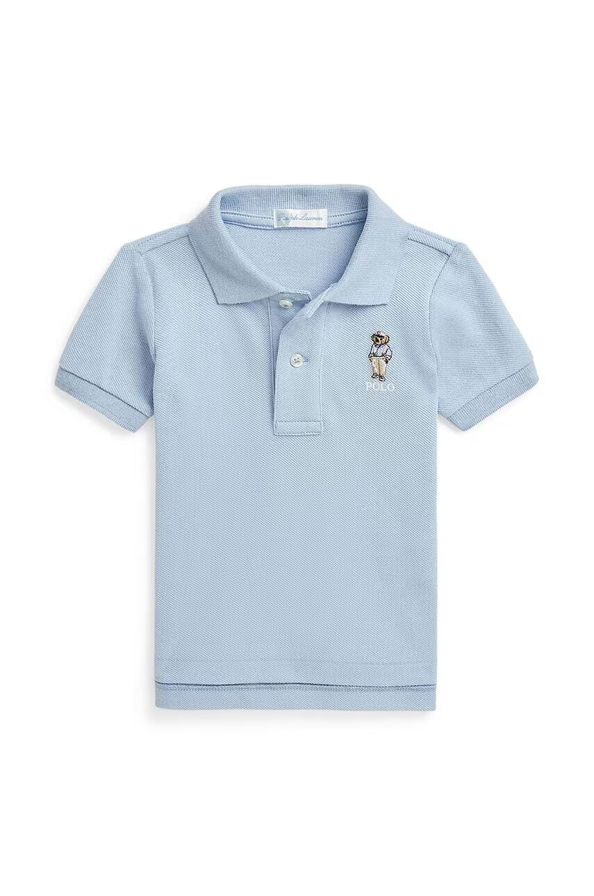 Polo Ralph Lauren Бебешка памучна тениска с яка