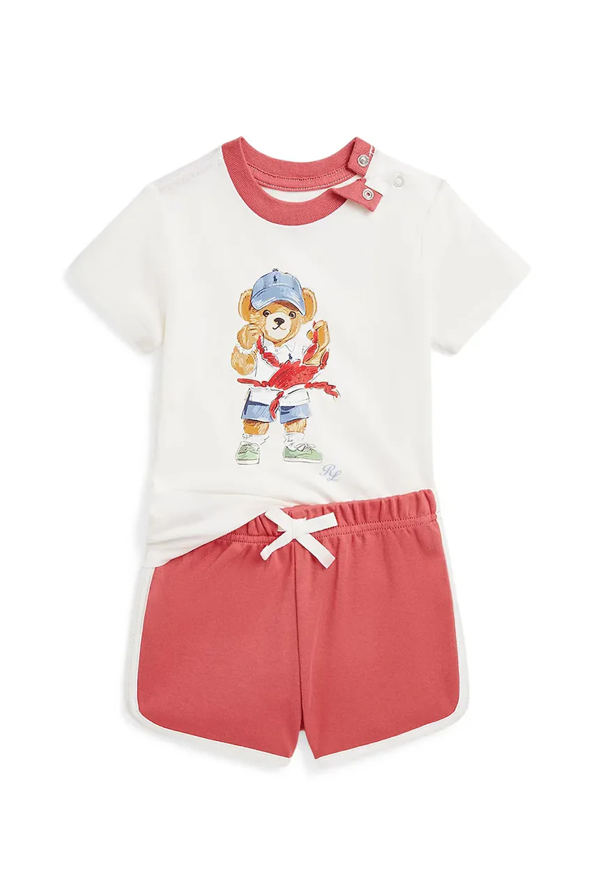 Polo Ralph Lauren Бебешки памучен комплект