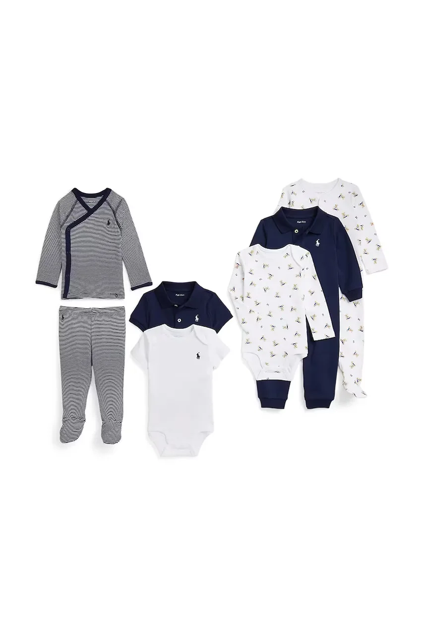 Polo Ralph Lauren Бебешки памучен комплект
