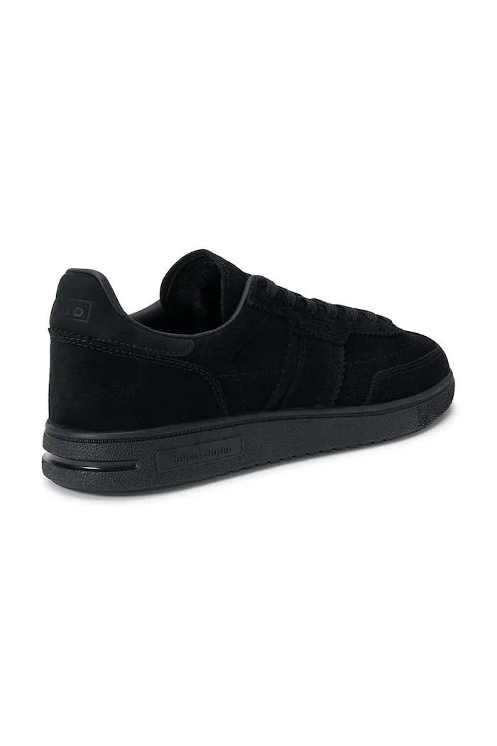 Polo Ralph Lauren Bedford маратонки дамски от велур черни 804975536004
