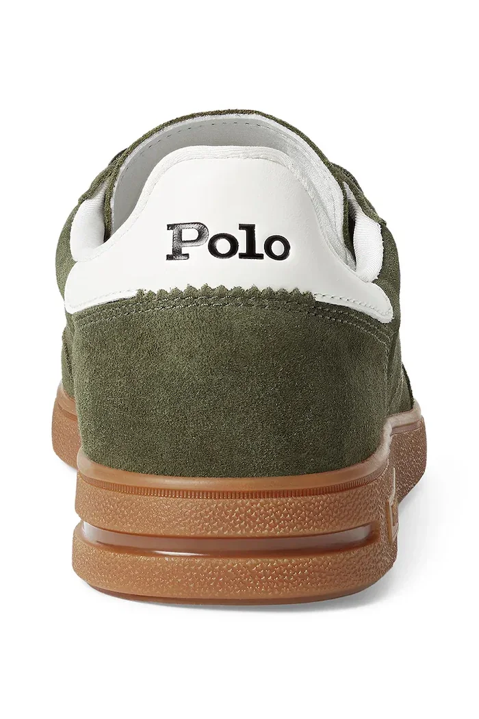 Polo Ralph Lauren Bedford Pp маратонки мъжки от набук зелени 809967889001