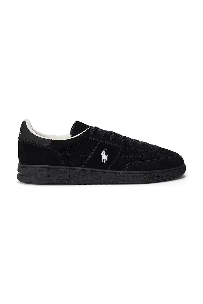 Polo Ralph Lauren Bedford Pp маратонки от велур черни 809P13079001