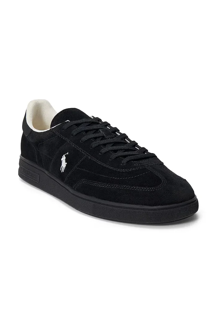 Polo Ralph Lauren Bedford Pp маратонки от велур черни 809P13079001