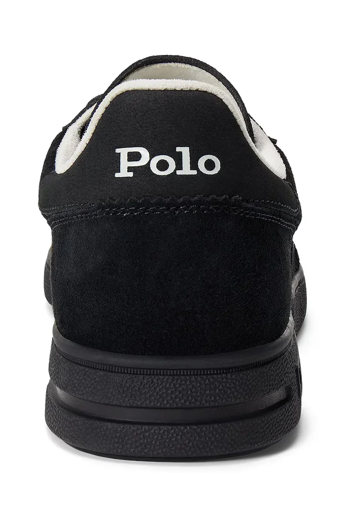 Polo Ralph Lauren Bedford Pp маратонки от велур черни 809P13079001