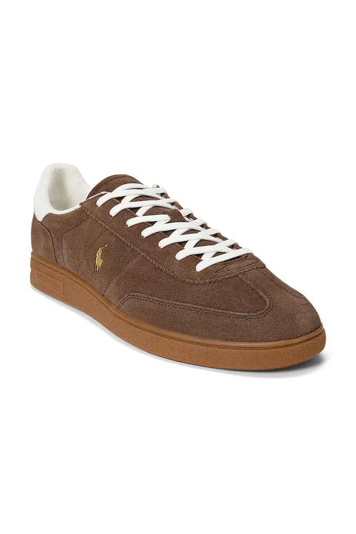 Polo Ralph Lauren Bedford Pp маратонки от велур кафяви 809P09752001