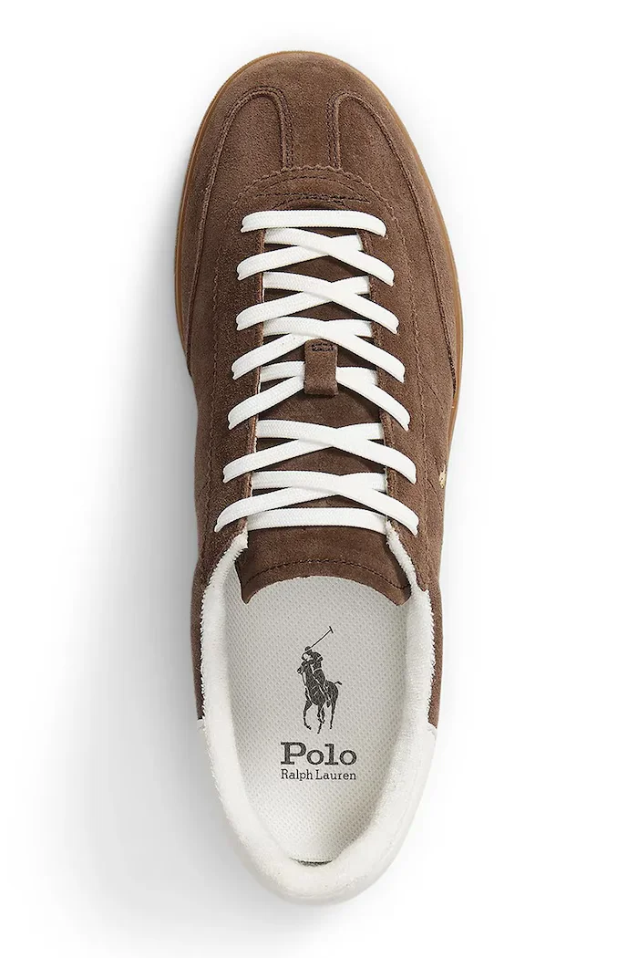 Polo Ralph Lauren Bedford Pp маратонки от велур кафяви 809P09752001