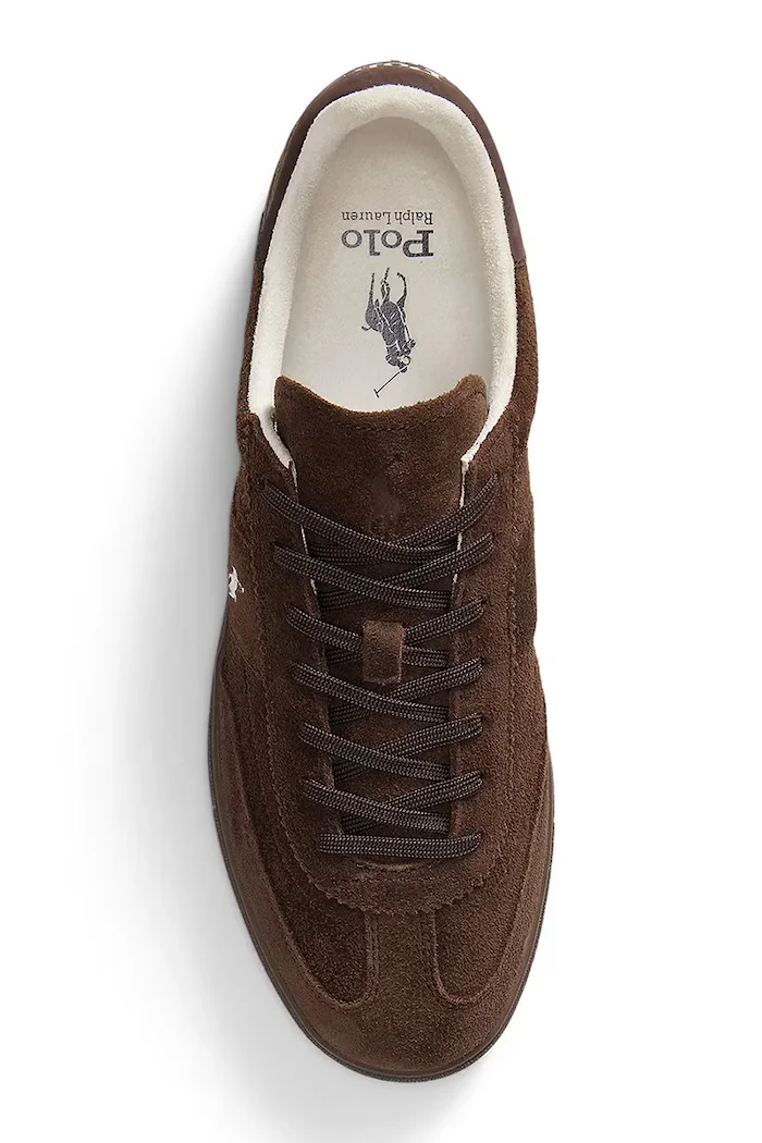 Polo Ralph Lauren Bedford Pp маратонки от велур кафяви 809P13079002