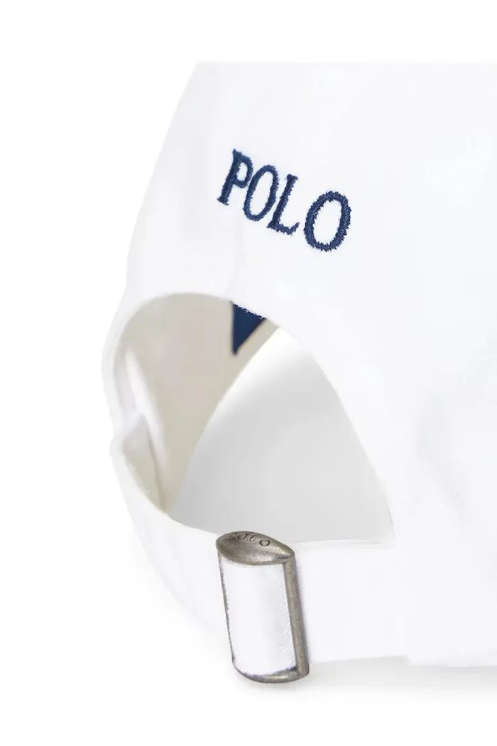 Polo Ralph Lauren бейзболна шапка дамска от памук бяла 211912843