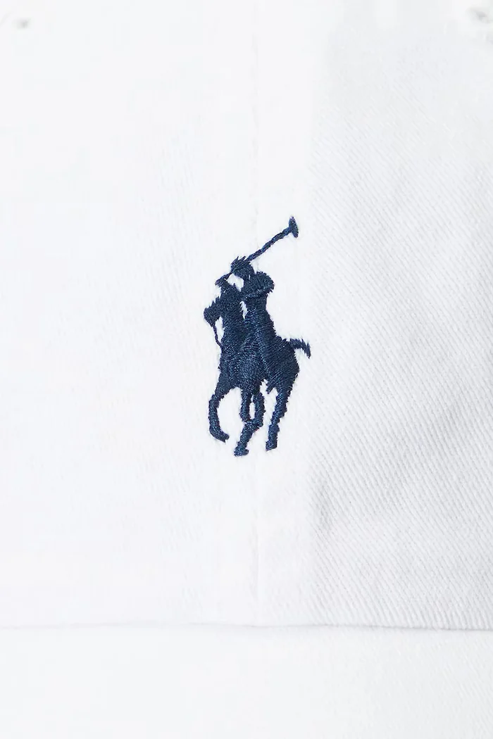 Polo Ralph Lauren бейзболна шапка дамска от памук бяла 211912843