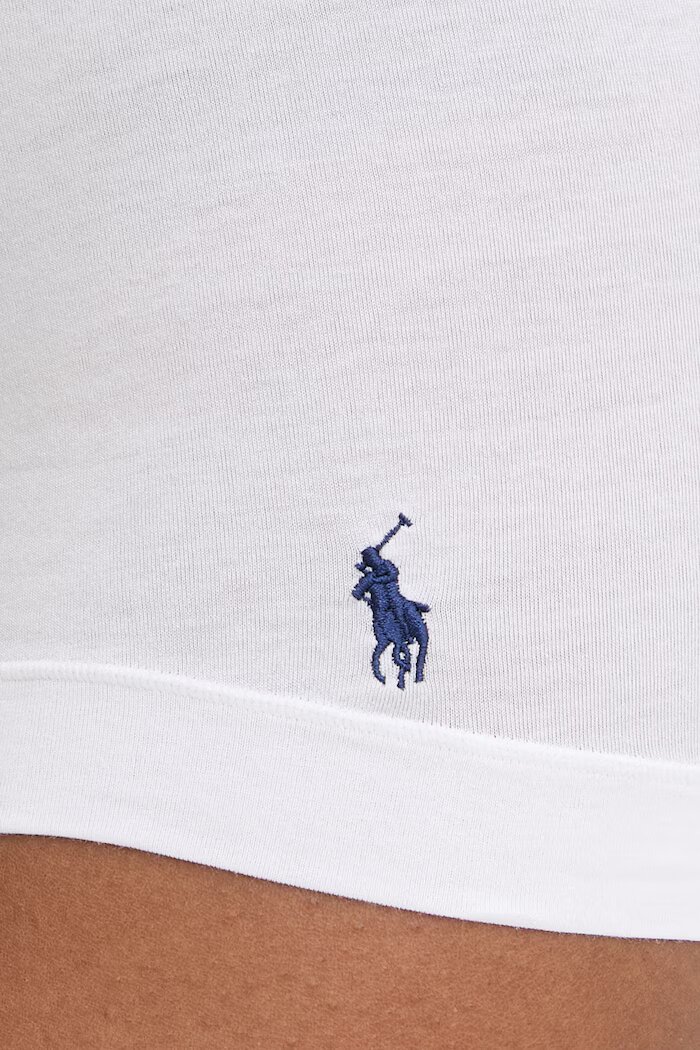 Polo Ralph Lauren бикини тип хипстър дамски от памук с еластан бели 4P0500