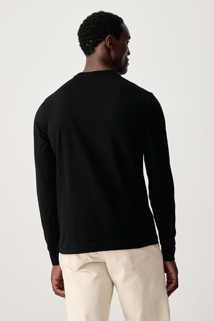 Polo Ralph Lauren блуза с дълги ръкави мъжка от памук черна 710671468
