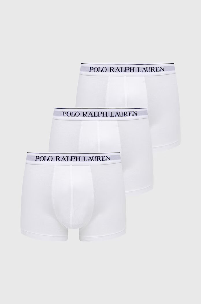 Polo Ralph Lauren Боксерки (3 чифта) мъжки в бяло 714835885001