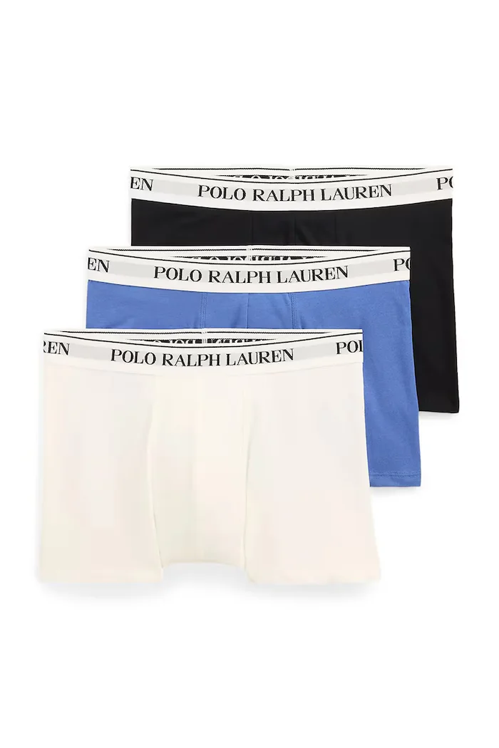 Polo Ralph Lauren боксерки мъжки от памук с еластан 3 броя сини 714830299