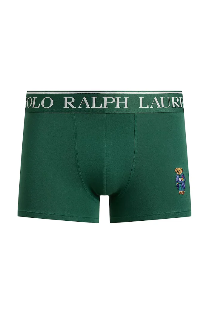 Polo Ralph Lauren боксерки мъжки от памук с еластан зелени 714966106
