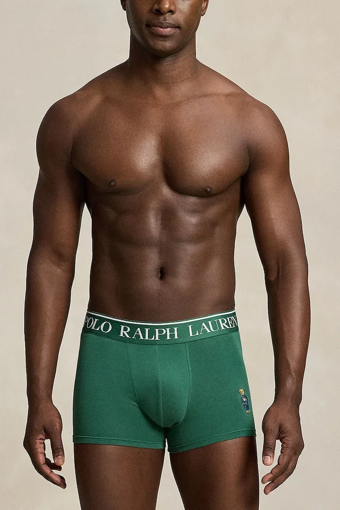 Polo Ralph Lauren боксерки мъжки от памук с еластан зелени 714966106