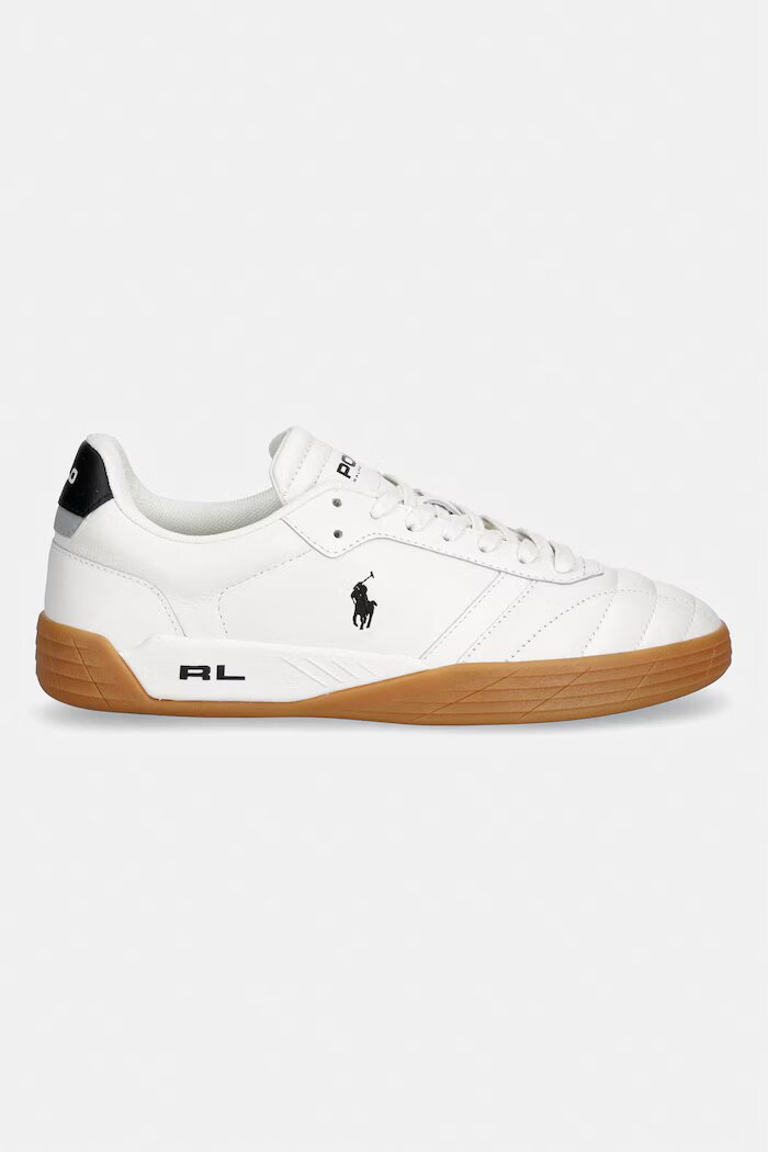 Polo Ralph Lauren Broome маратонки мъжки от кожа бели 809P07525001