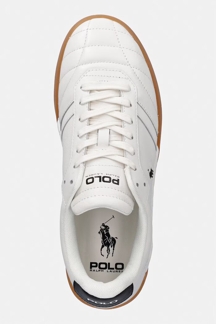 Polo Ralph Lauren Broome маратонки мъжки от кожа бели 809P07525001