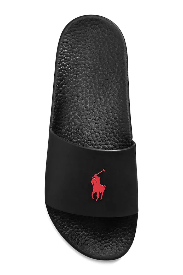 Polo Ralph Lauren Чехли Polo Slide в черно 809852071004