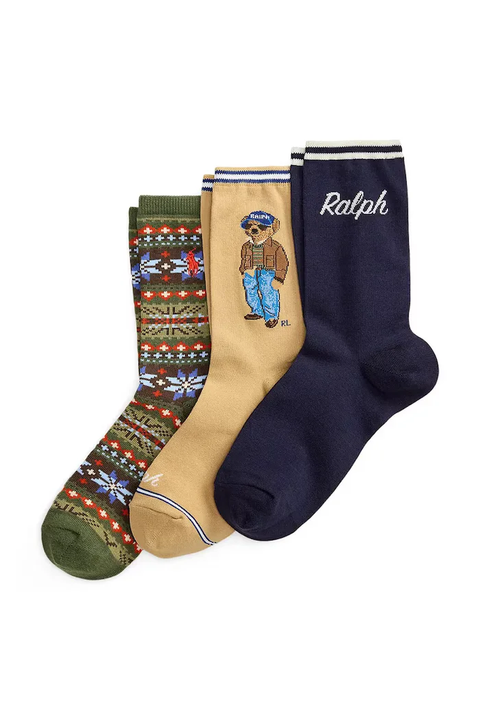 Polo Ralph Lauren чорапи дамски 3 броя бежови 455P18195