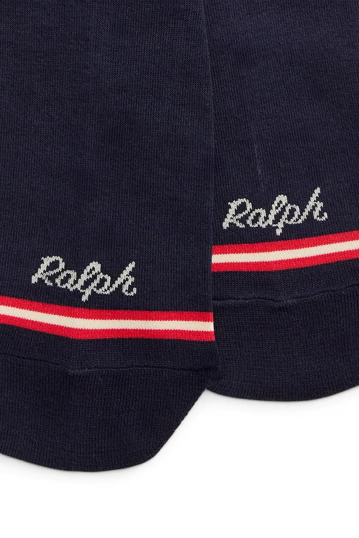 Polo Ralph Lauren чорапи дамски с памук 3 броя тъмносини 455P18196