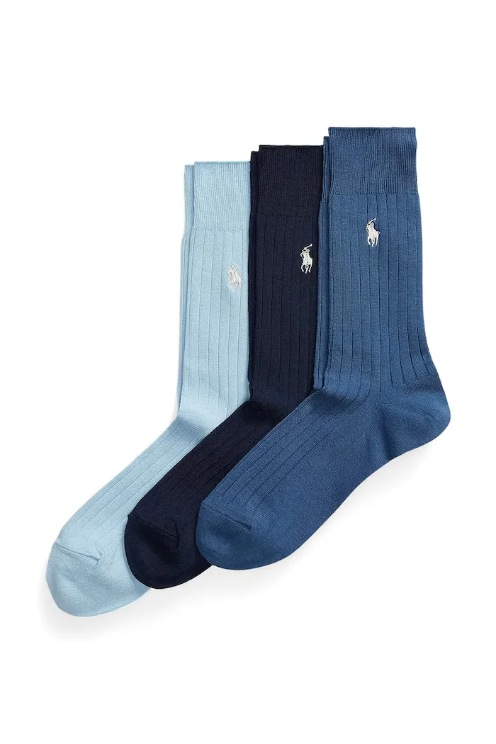 Polo Ralph Lauren чорапи мъжки 3 броя сини 449912771