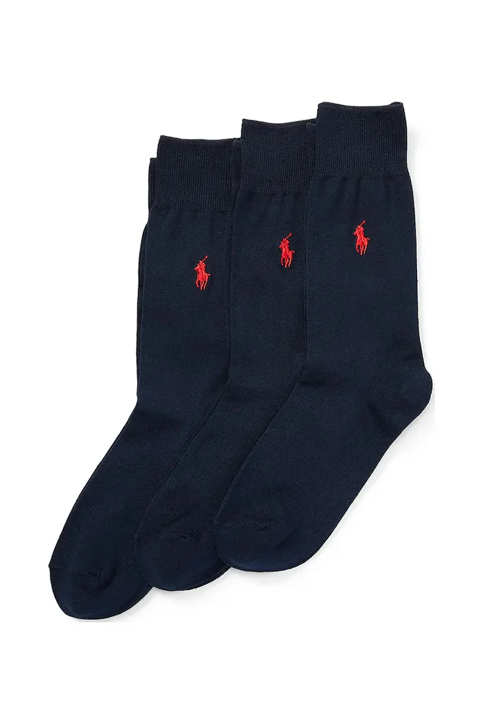Polo Ralph Lauren чорапи мъжки 3 броя тъмносини 449653635
