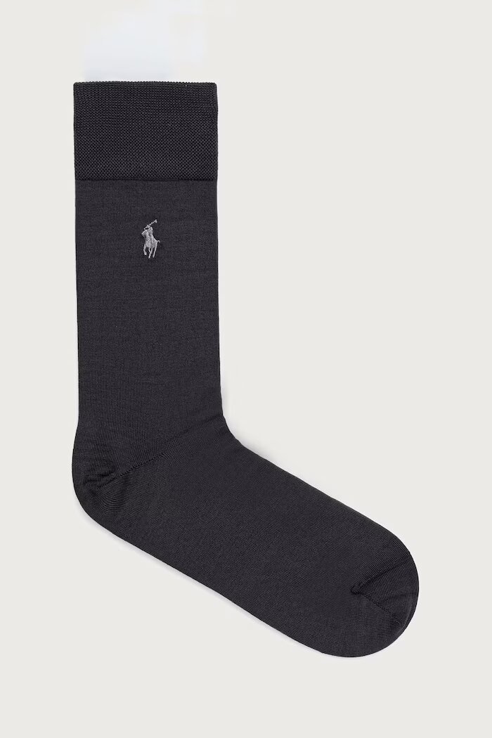 Polo Ralph Lauren чорапи мъжки с памук 2 броя сиви 449907220