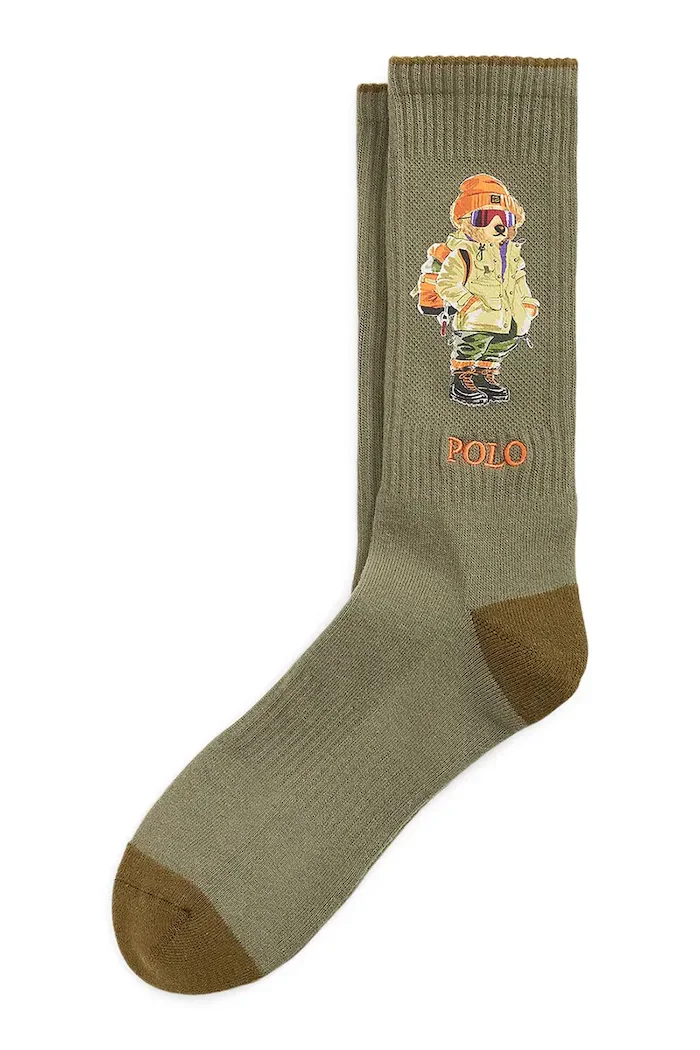Polo Ralph Lauren чорапи мъжки зелени 449P22329