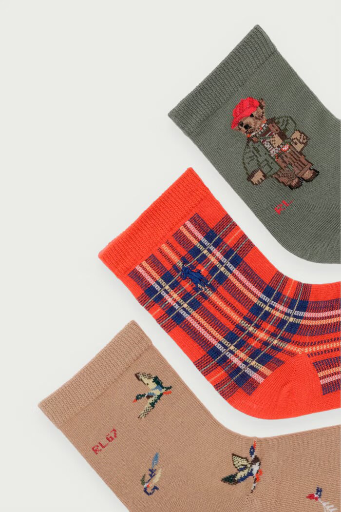Polo Ralph Lauren чорапи за деца 3 броя многоцветни 443P19557001