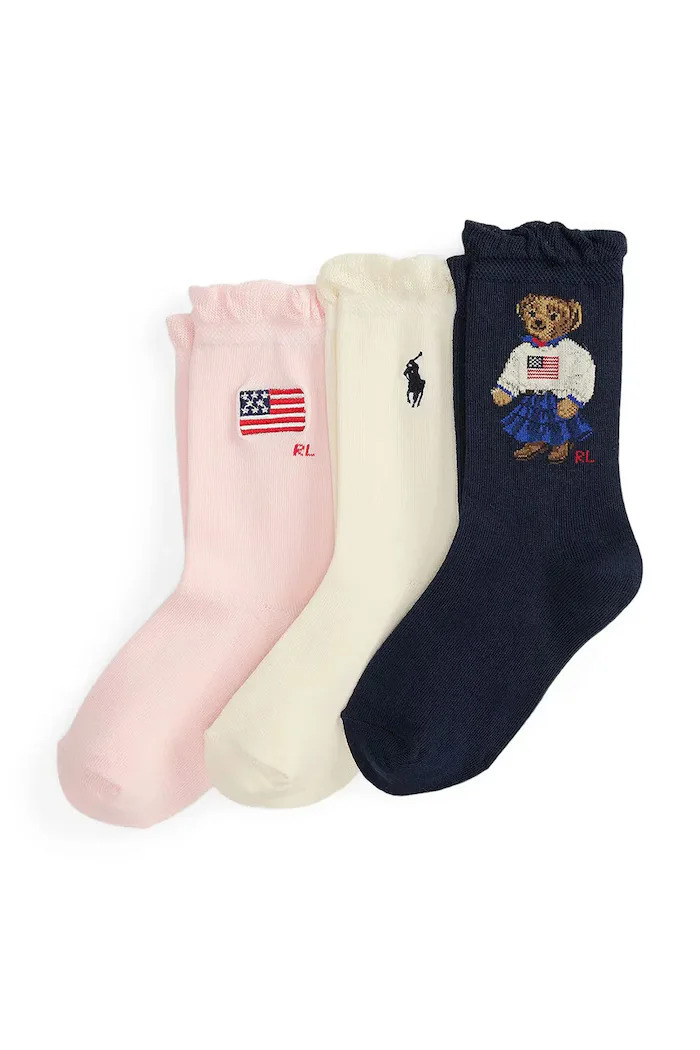 Polo Ralph Lauren чорапи за деца 3 броя многоцветни 447P11076001