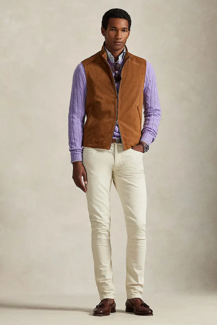 Polo Ralph Lauren дънки slim fit мъжки бежови 710956083