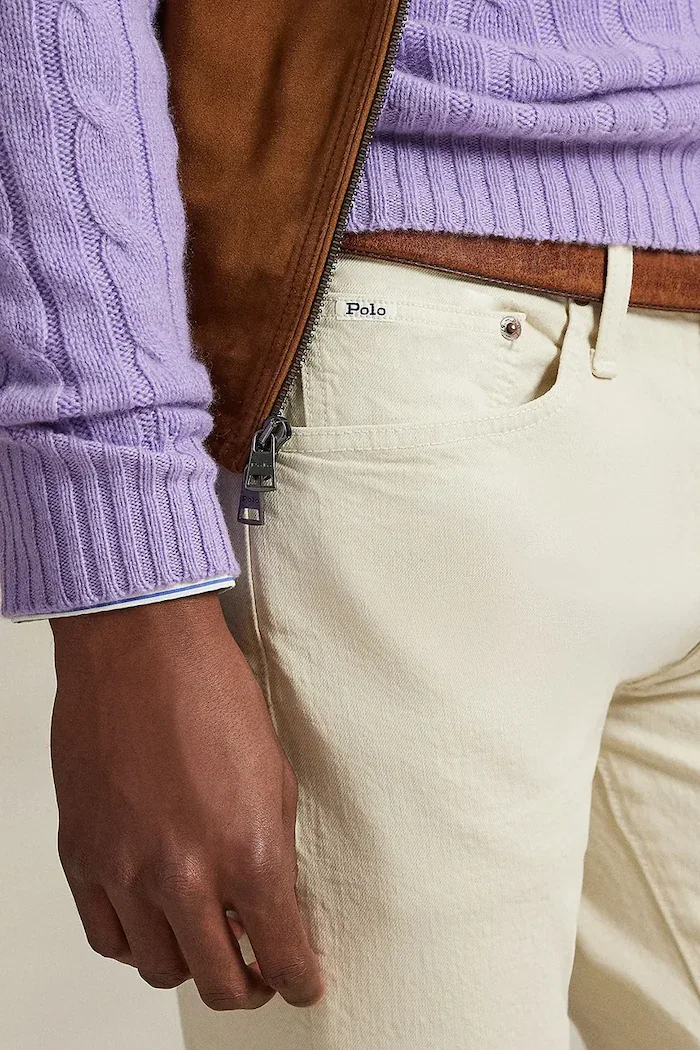 Polo Ralph Lauren дънки slim fit мъжки бежови 710956083